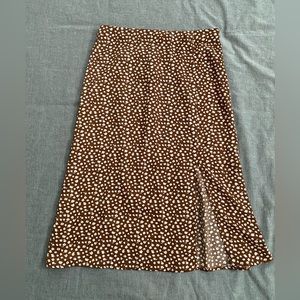 Wishlist Apparel Floral Midi Skirt